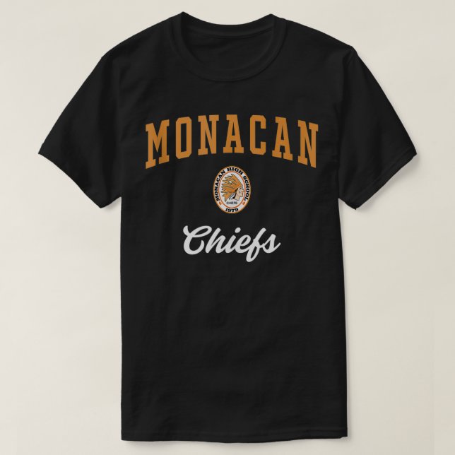 Camiseta Segundo grau Monacan Chefs Topo (Frente do Design)