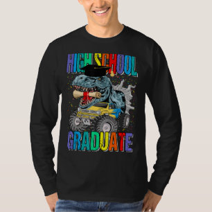 Camiseta Segundo grau Monster Truck Dinosaur Gradua