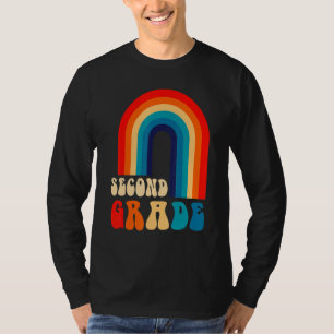 Camiseta segundo Grau Rainbow Girl Professora Hello Second 