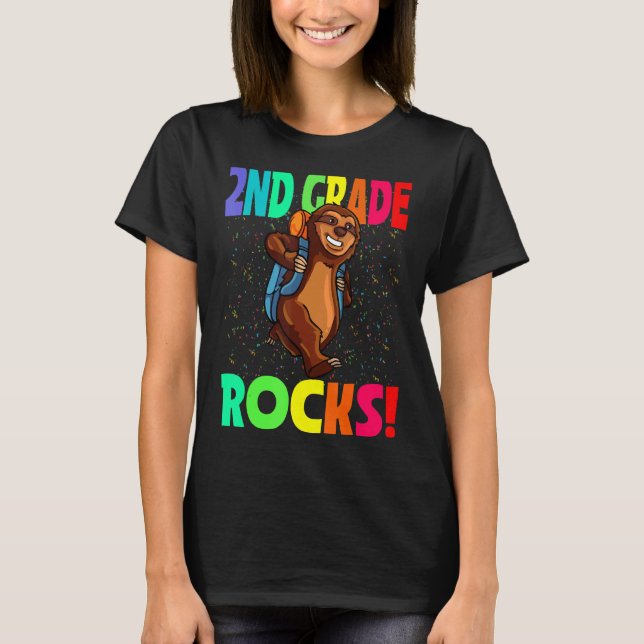 Camiseta segundo Grau Rocks Volta À Escola (Frente)