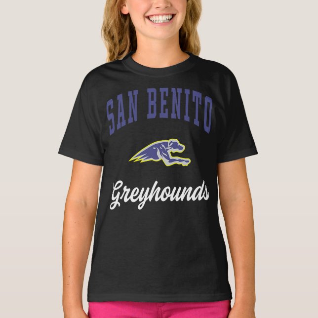 Camiseta Segundo grau San Benito Greyhounds T-Shirt (Frente)
