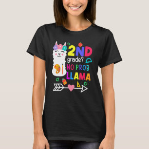 Camiseta segundo Grau Sem Prob Llama Professora Primeiro Di