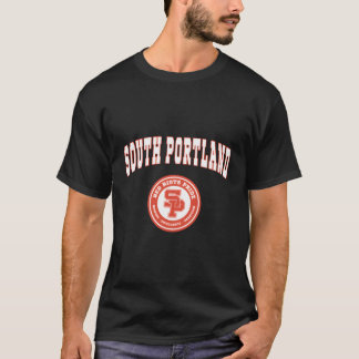 Camiseta Segundo grau Vermelho de Portland do Sul
