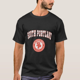 Camiseta Segundo grau Vermelho de Portland do Sul