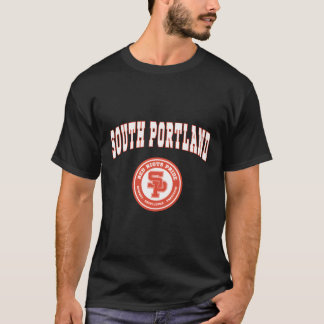 Camiseta Segundo grau Vermelho de Portland do Sul