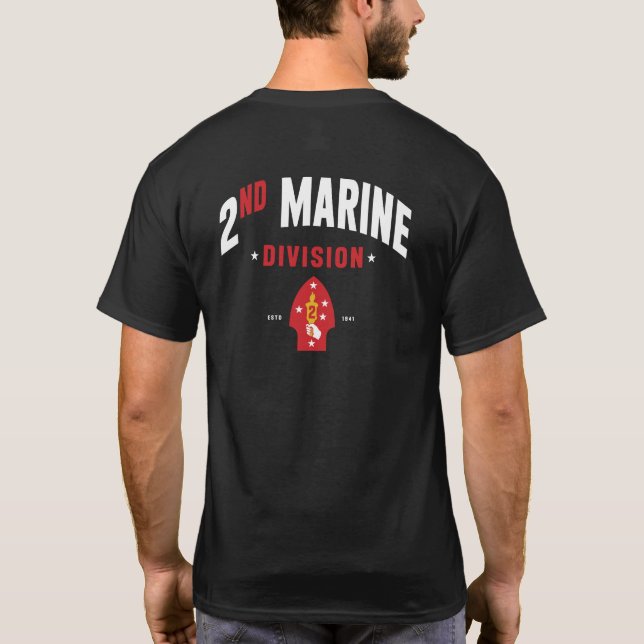Camiseta segundo Marine Division "The Silent Second" Person (Verso)
