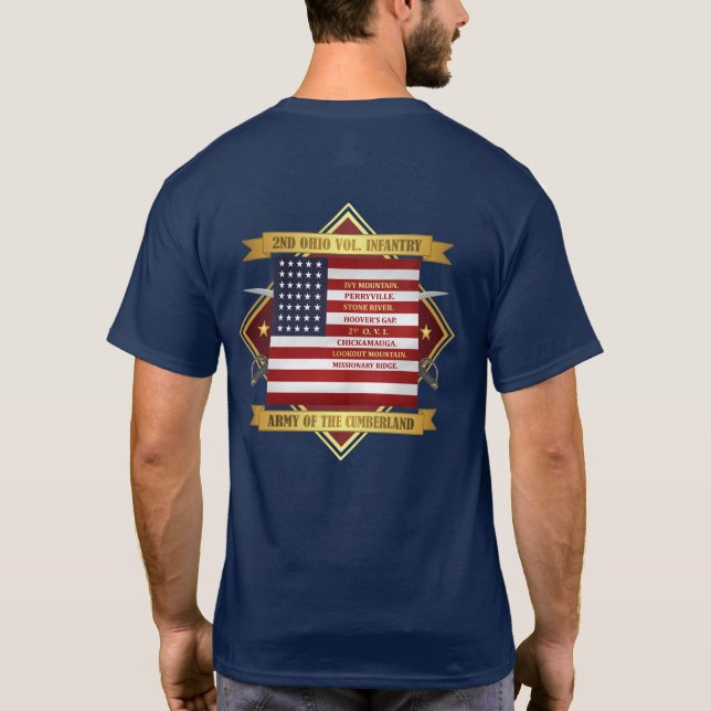 Camiseta segundo Ohio Volunteer Infantry (Verso)