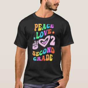 Camiseta Segundo Peace Love - GRADE - Professor de Escola R