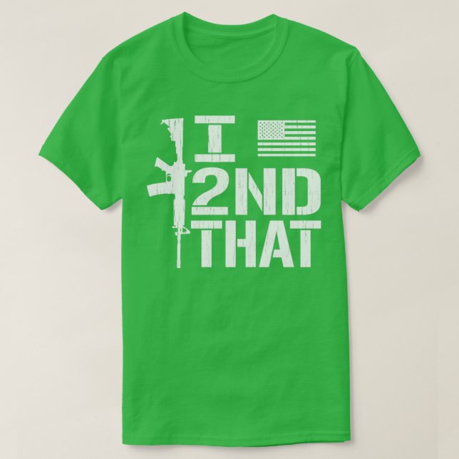 Camiseta Segundo Que A Segunda Emenda Tenha Direitos De Arm (Frente do Design)