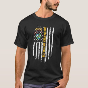Camiseta Segundo Ranger Battalion American Flag