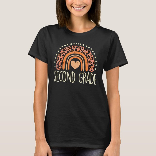 Camiseta Segundo Segundo Grau Arco-Íris Primeiro Dia de Ens (Frente)