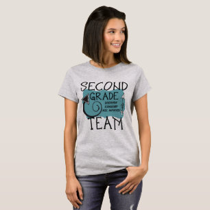 Camiseta Segundo t-shirt do professor da equipe da
