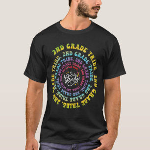 Camiseta segundo Tribo Espiral Vintagem No Primeiro Dia De