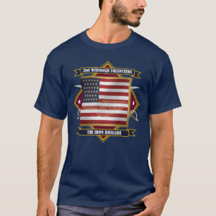 Camiseta segundo Wisconsin Volunteers Infantry