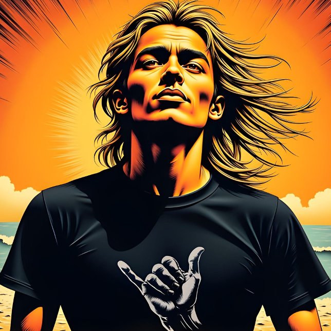 Camiseta Segura solta (Criador carregado)