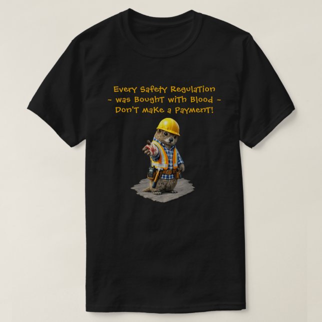 Camiseta "Segurança" (Frente do Design)