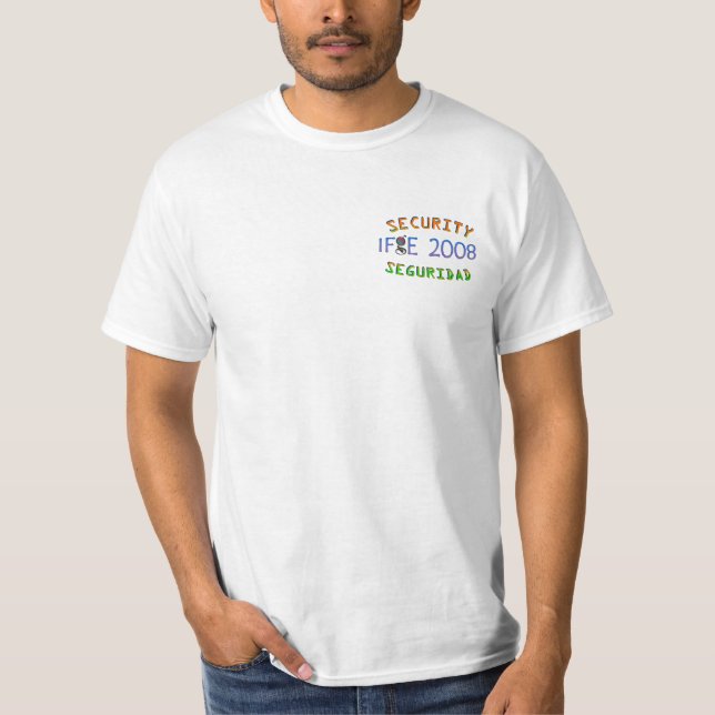 Camiseta Segurança 2008 de IFGE (Frente)