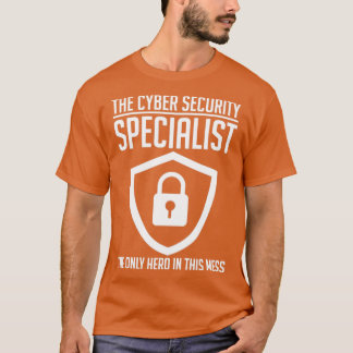 Camiseta Segurança cibernética do computador Segurança cibe