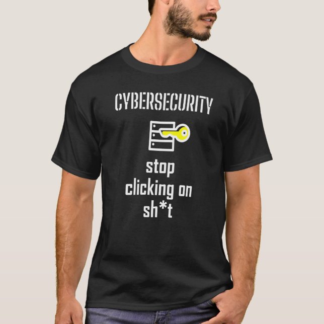 Camiseta Segurança cibernética - IT Security Computer Servi (Frente)