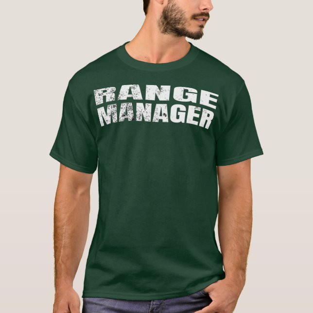 Camiseta Segurança contra Armas de Fogo do Instrutor Range  (Frente)