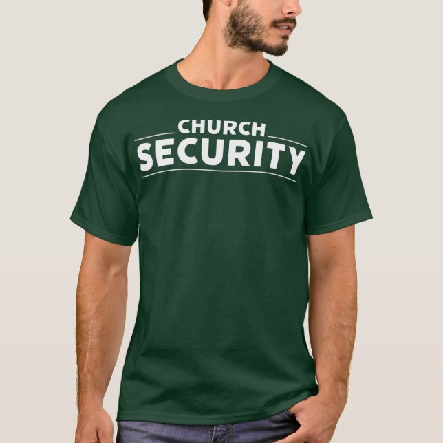 Camiseta Segurança da Igreja (Frente)