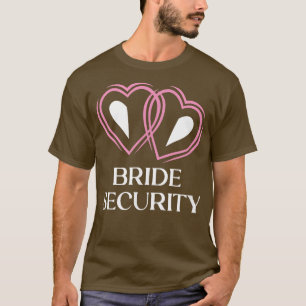 Camiseta Segurança da Noiva Cortejo de Casamento Pequeno Po