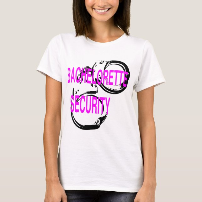 Camiseta Segurança de Bachelorette (Frente)