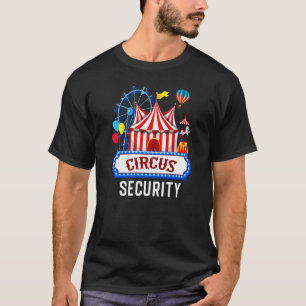 Camiseta Segurança de Circo Carnaval Fantasia Funcionário d