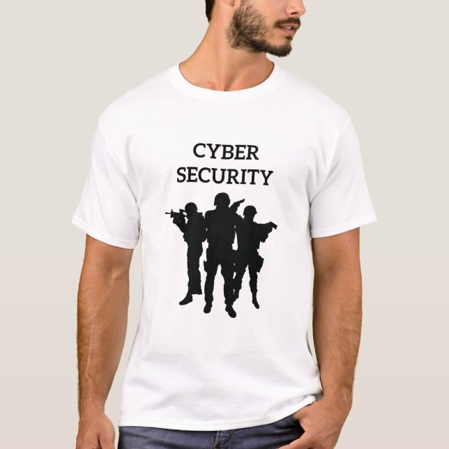 Camiseta Segurança de TI: A Esquadra de Defesa Digital (Frente)
