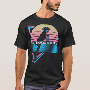 Camiseta Segurança do Agente de Sal Retroativo do Cockatiel