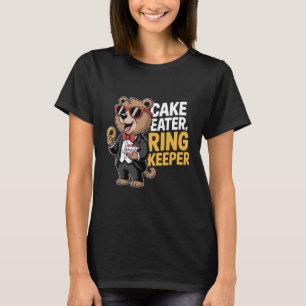 Camiseta Segurança do Anel do Portador de Aliança Piada Cas