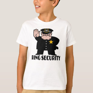 Camiseta segurança do anel, portador do anel