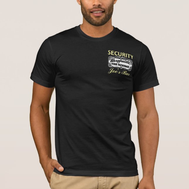 Camiseta Segurança do bar (Frente)