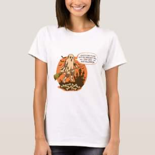 Camiseta Segurança do Fantasma do Halloween - Mantenha-se s