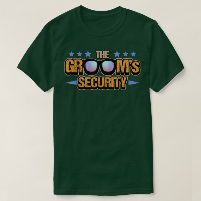 Camiseta Segurança do Groom (Frente do Design)