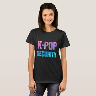 Camiseta Segurança do K-Pop Concerto de Música Pop Coreana