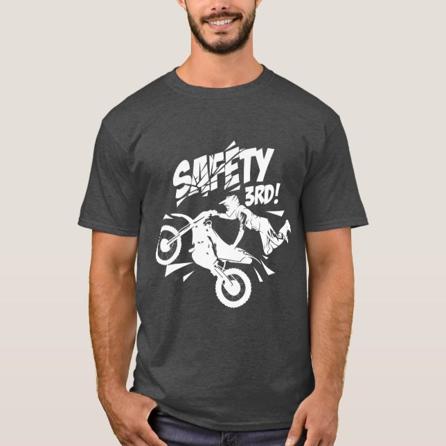 Camiseta Segurança legal para motocicletas 3º Receba suas 1 (Frente)