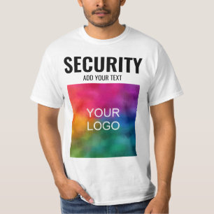 Camiseta Segurança Modelo de Impressão de Dois Lados
