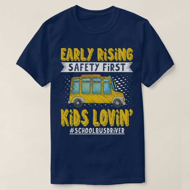 Camiseta Segurança na Ascensão precoce Primeiro Kidx27s Lov (Frente do Design)