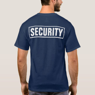 Camiseta Segurança personalizada personalizada