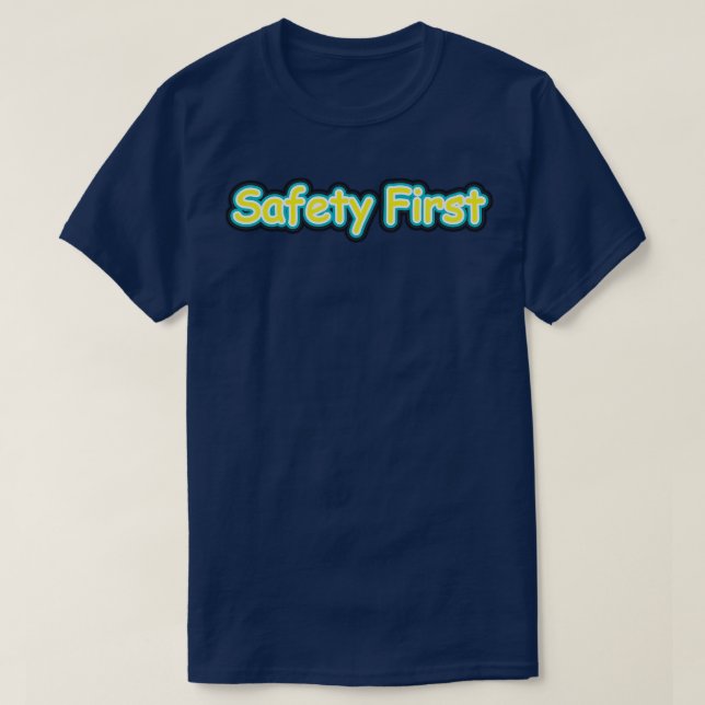 Camiseta Segurança Primeiro (Frente do Design)
