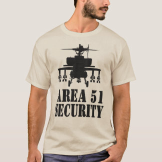 Camiseta Segurança T da área 51