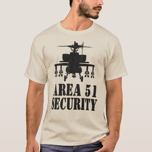 Camiseta Segurança T da área 51 (Frente)