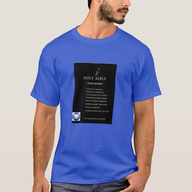 Camiseta Segurança total da Bíblia (Frente)