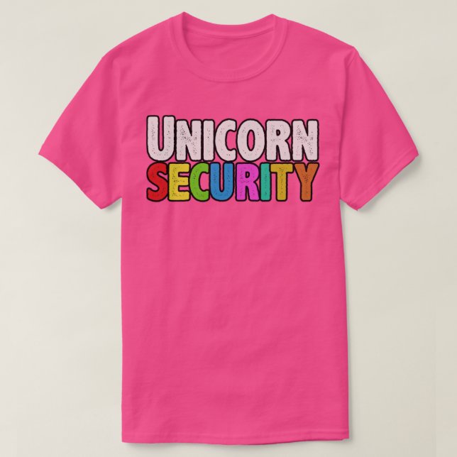 Camiseta Segurança Unicorn (Frente do Design)