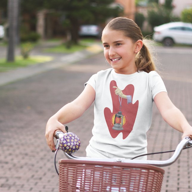 Camiseta Segurando Uma Lanterna (Criador carregado)