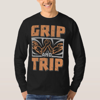 Camiseta Segurar E Trip Arm Luta Ventiladores Luta
