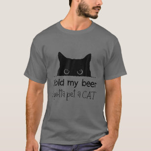 Camiseta Segure A Minha Cerveja Tenho Que Pôr Um Presente
