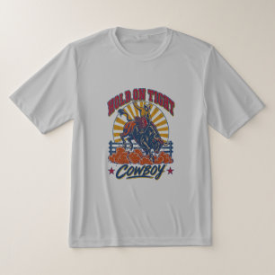 Camiseta Segure Bem, Cowboy - Cavalgada de Touro Ocidental 