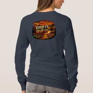 Camiseta Segure e rasgue manga longa
